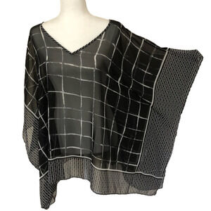 Susan Graver Cold Shoulder Scarf Top, like new